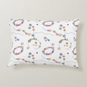 フレンドシップブレスレットガールジュエリーパターン アクセントクッション (裏面)