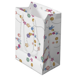 フレンドシップブレスレットガールジュエリーパターン ミディアムペーパーバッグ