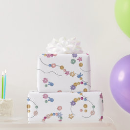 フレンドシップブレスレットガールジュエリーパターン ラッピングペーパー