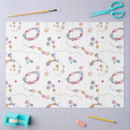 フレンドシップブレスレットガールジュエリーパターン 薄葉紙