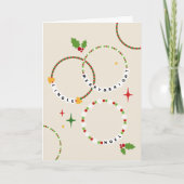 フレンドシップブレスレットクリスマスパーティー シーズンカード (正面)