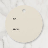 フレンドシップブレスレットノールクリスマス フェイバータグ (裏面)