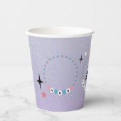 フレンドシップブレスレットパープル誕生日 紙コップ (正面)