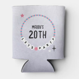 フレンドシップブレスレットパープル誕生日 缶クーラー