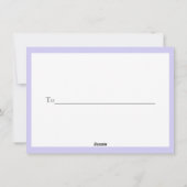 フレンドシップブレスレット子供たちの教室バレンタイン シーズンカード (裏面)