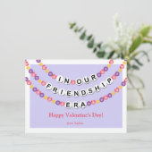 フレンドシップブレスレット子供たちの教室バレンタイン シーズンカード (スタンド正面)