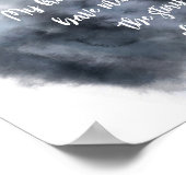 フレンドシップヘレンケラー引用文グレイとホワイト ポスター (角)