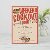 フレンドシップポットラックBBQ & Football Thanksgiving 招待状 (スタンド正面)