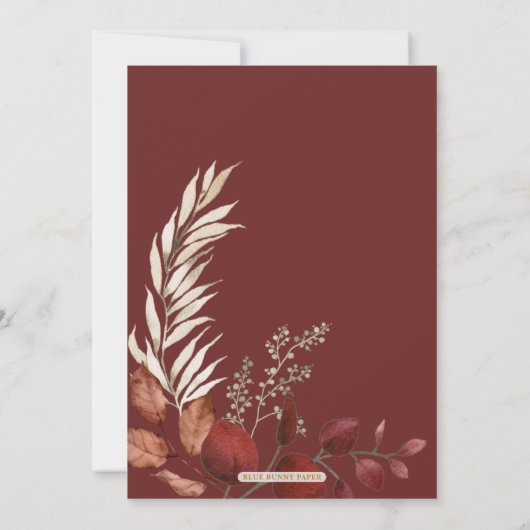 フレンドシップポトラック秋感謝祭ディナー 招待状 (裏面)