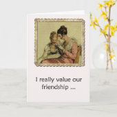 フレンドシップユーモアEdgyアッカーマンヴィンテージレディース カード (黄色い花)