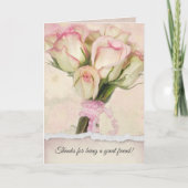 フレンドシップローズブーケ カード (正面)