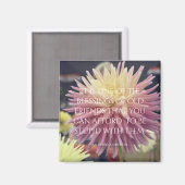 フレンドシップ引用文ピンクダリア マグネット (正面/裏面)