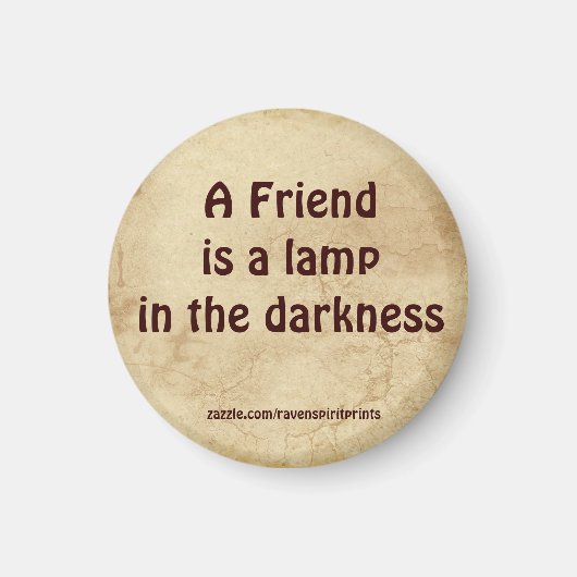 フレンドシップ感動的マやる気を起こさせるグネット マグネット (正面)