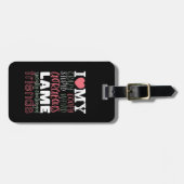 フレンドシップ最高の引用文フレンズBFF ラゲッジタグ (正面横)