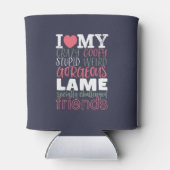 フレンドシップ最高の引用文フレンズBFF 缶クーラー (裏面)