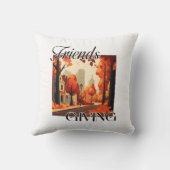 フレンドシップ秋オレンジ クッション (裏面)