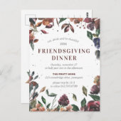 フレンドシップ紅葉はがき招待状 ポストカード (正面/裏面)