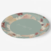 フレンドシップ紅葉セージサンクスギビング ペーパープレート (アングル)