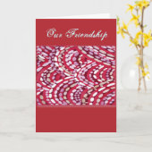 フレンドシップ カード- カード (黄色い花)