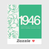 フレンドシップ&サービス伝統ビニールラベル シール (シート)