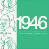 フレンドシップ&サービス伝統ビニールラベル シール (正面)