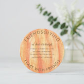 フレンドシフィングカボプキンサンクスギビング招待状 シーズンカード (スタンド正面)