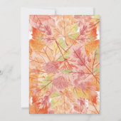 フレンドシフィングサンクスギビングディナー招待状 招待状 (裏面)