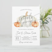 フレンドシフィングサンクスギビングディナー招待状 招待状 (スタンド正面)