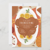 フレンドシフィングターキーディナーパーティー 招待状 (正面)