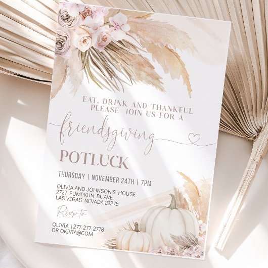 フレンドシフィングディナーパーティー感謝秋秋 招待状