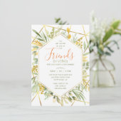 フレンドジングウォーターカラーテラリウムグリーン 招待状 (スタンド正面)