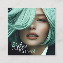 フレンドスタイリッシュカードを参照して美容師 スクエア名刺