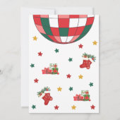 フレンドスマおもしろいスサンタクリスマスパーティの招待状 招待状 (裏面)