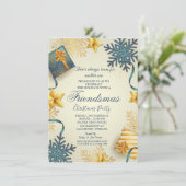 フレンドスマスクリスマスパーティの招待状 招待状 (スタンド正面)