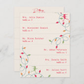 フレンドスマスジョリーストバンチクリスマス座席表 招待状 (正面/裏面)