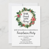 フレンドスマスホリデークリスマスパーティー 招待状 (正面)