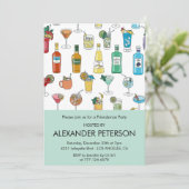 フレンドスマス招待状カクテルコンテンポラリー 招待状 (スタンド正面)