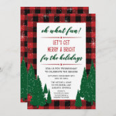 フレンドスマス招待状ズホリデーパーティ 招待状 (正面/裏面)