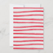 フレンドズオフィスパーティー動物クリスマス 招待状 (裏面)