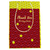 フレンドズギフトアイディアサンシャインスマイル ミディアムペーパーバッグ (正面)