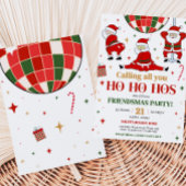 フレンドズサンタおもしろいクリスマスパーティー 招待状