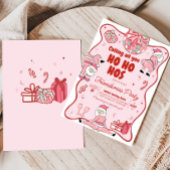 フレンドズサンタおもしろいホホホホスクリスマスパーティー 招待状