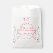 フレンドズジョリーストバンチクリスマスバケーションパーティー フェイバーバッグ (正面)