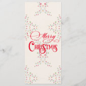 フレンドズジョリーストバンチクリスマスバケーションパーティー メニュー (裏面)