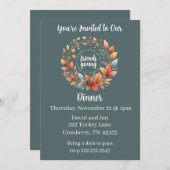 フレンドズディナー招待状 招待状 (正面/裏面)