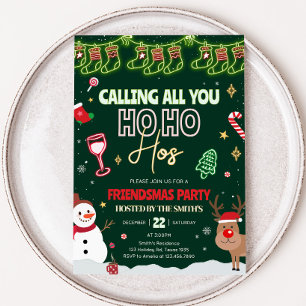 フレンドズホーホクリスマスクリスマスパーティー 招待状