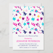 フレンドズマス招待状カクテルピモダンンク 招待状 (正面)