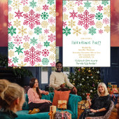 フレンドズマス招待状パーティーシックスノーフレーク 招待状