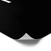 フレンドチップゴールおもしろいチップPun Dark BG ポスター (角)