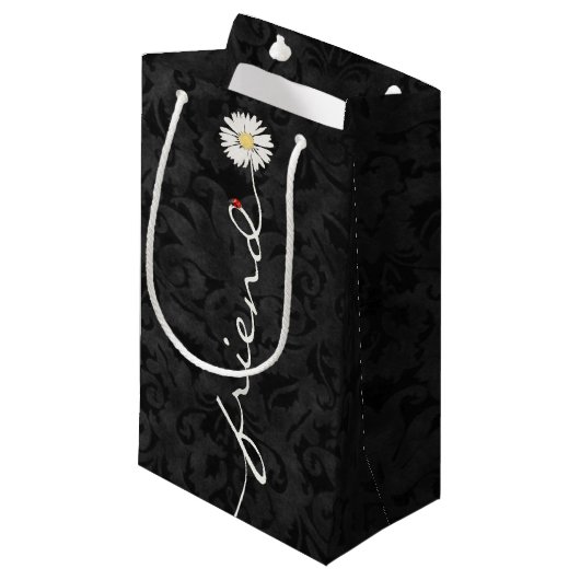 フレンドデイジーとラディバグダマスク スモールペーパーバッグ (正面アングル)